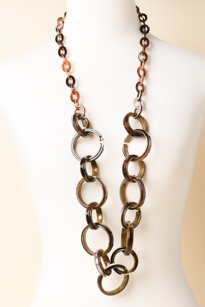 Foster Brown Linked Necklace