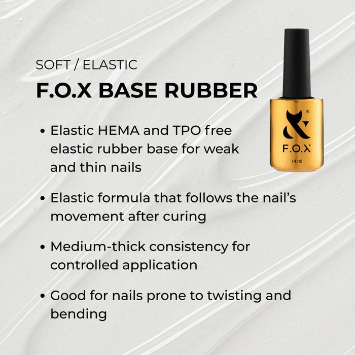 F.O.X Base Rubber, 14 ml Base coat F.O.X
