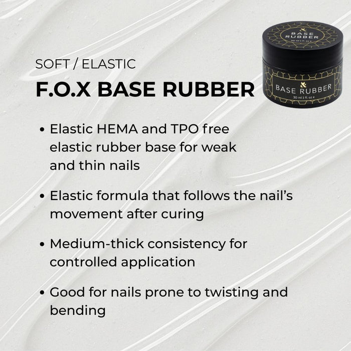 F.O.X Base Rubber, 30 ml Base coat F.O.X