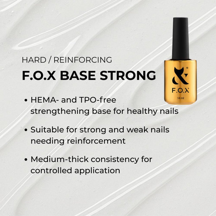 F.O.X Base Strong, 14 ml Base coat F.O.X