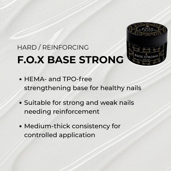 F.O.X Base Strong, 30 ml Base coat F.O.X
