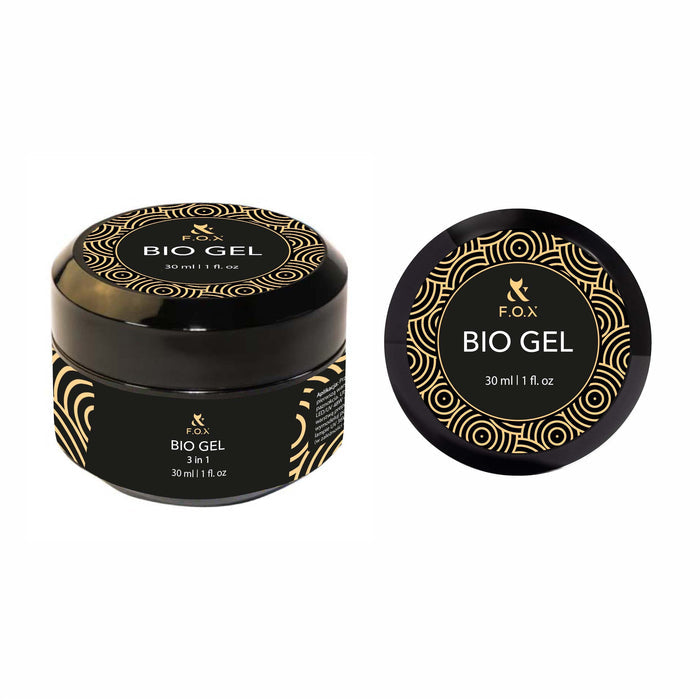 F.O.X Bio gel 3 in 1 Base/Top/Builder, 30 ml builder gel F.O.X