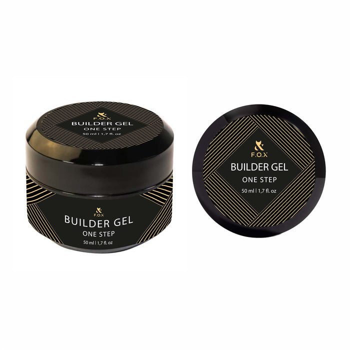 F.O.X Builder Gel (thick viscosity One-Phase Gel) Clear One Step, 50 ml builder gel F.O.X