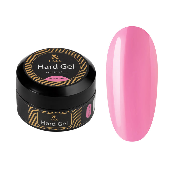 F.O.X Hard Gel Barbie Pink, 15 ml builder gel F.O.X