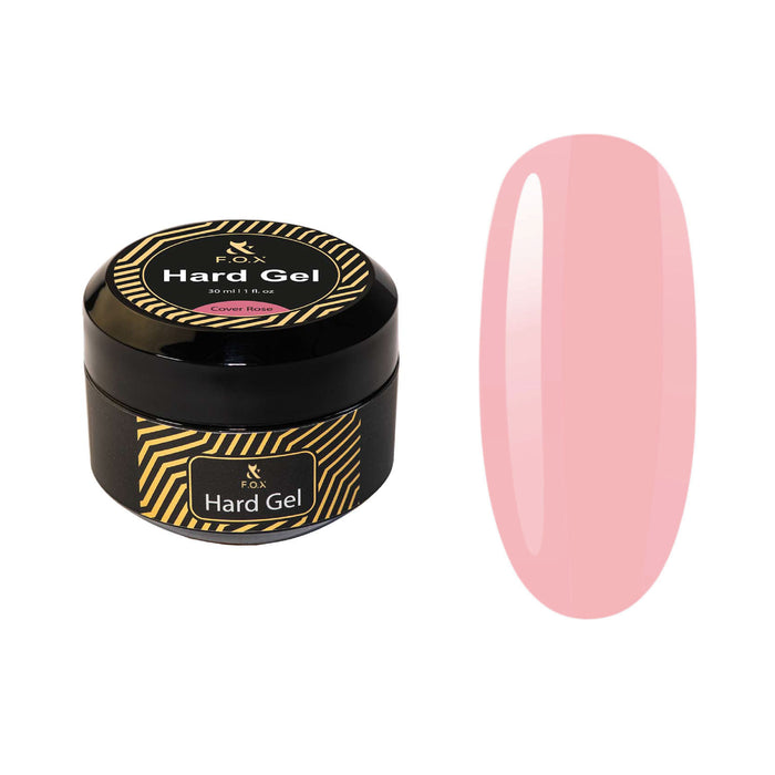 F.O.X Hard Gel Cover Rose, 30 ml builder gel F.O.X