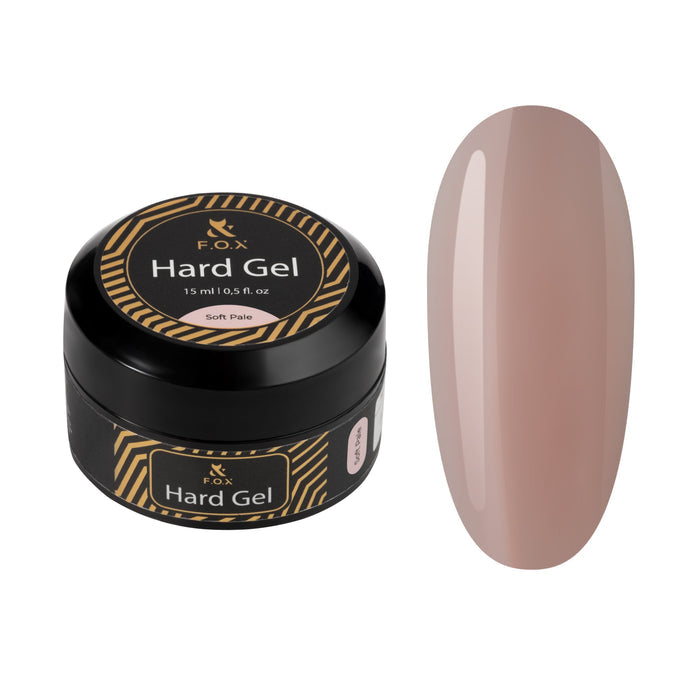 F.O.X Hard Gel Soft Pale, 15 ml builder gel F.O.X