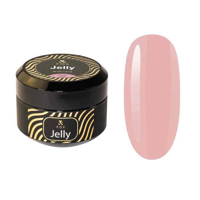 F.O.X Jelly Cover Pink, 30 ml builder gel F.O.X