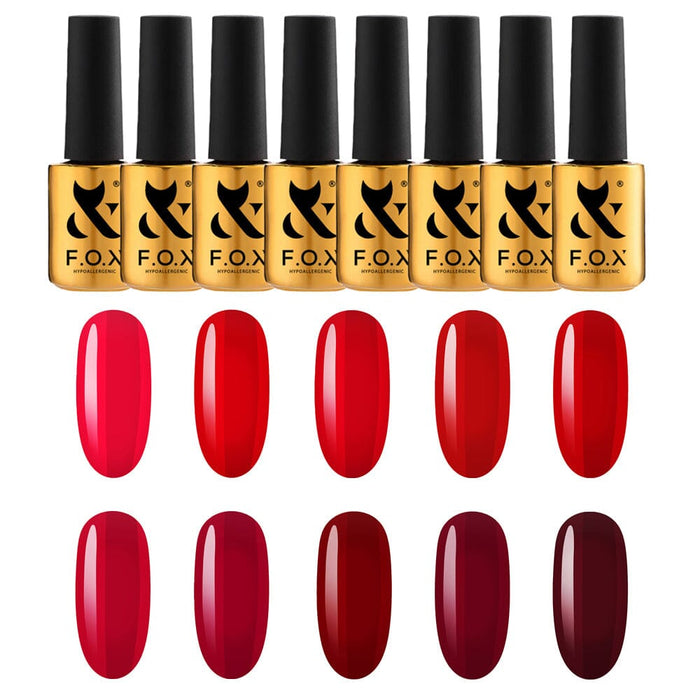 F.O.X Lipstick – Set of 10, 7 ml Lipstick F.O.X