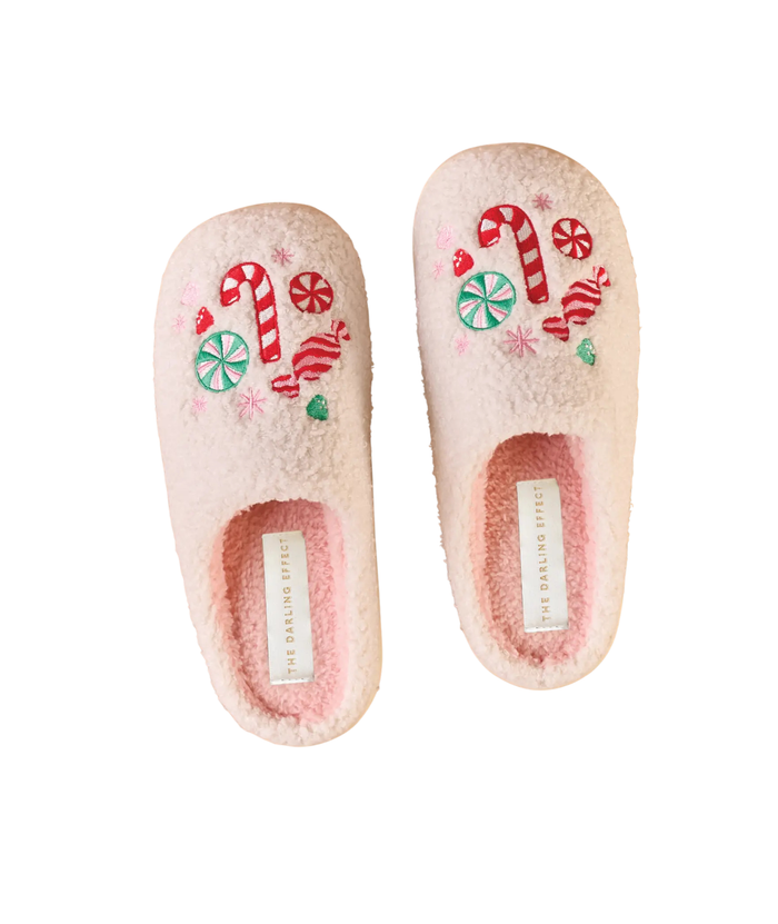 Frankie's Exclusives Sugar Rush Slippers Distressed/seasonal accessories Frankie's Exclusives White Juniors/Women S/M