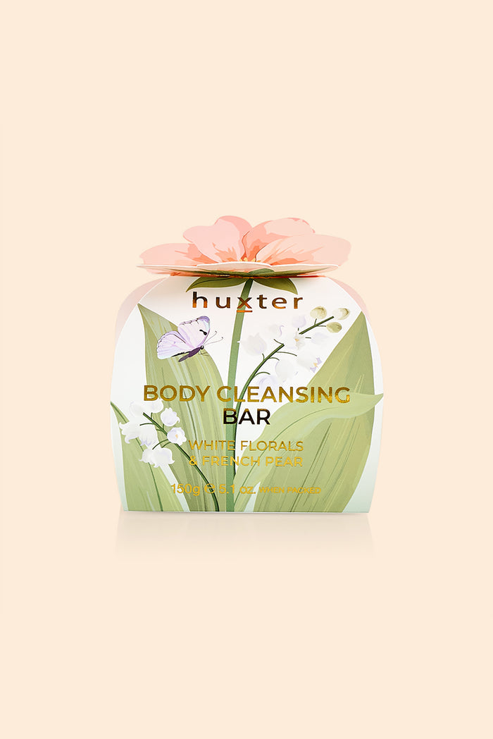French Pear Peach Flower Body Bar Gift Box