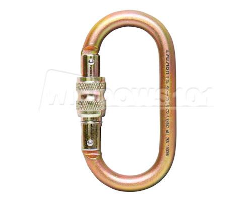 Fusion Ovatti Steel Oval Screw Gate 25kN Carabiner - Windows101