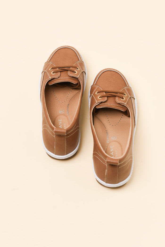 Garland Tan Leather Loafer Sneaker