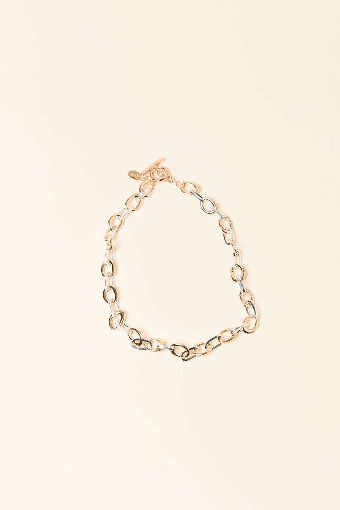Givari Two Tone Chain Necklace