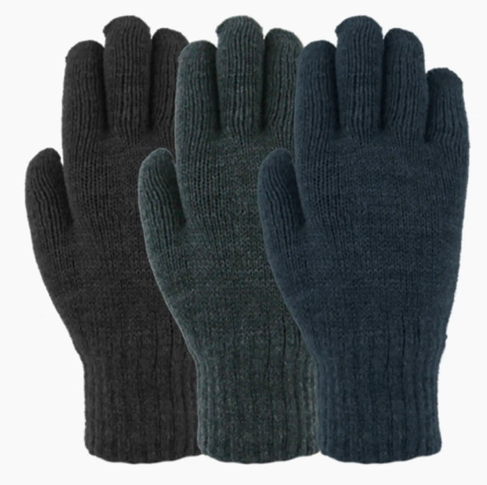 GRAND SIERRA Mens Acrylic Knit Gloves