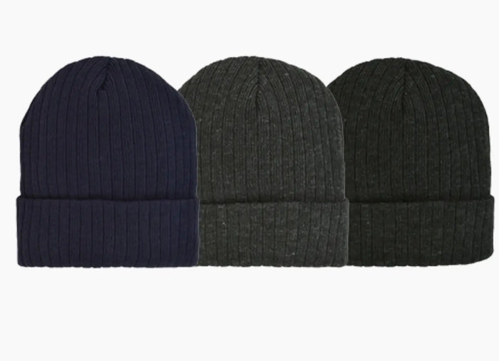 GRAND SIERRA Mens Rib Knit Hat with 3M Thinsulate™