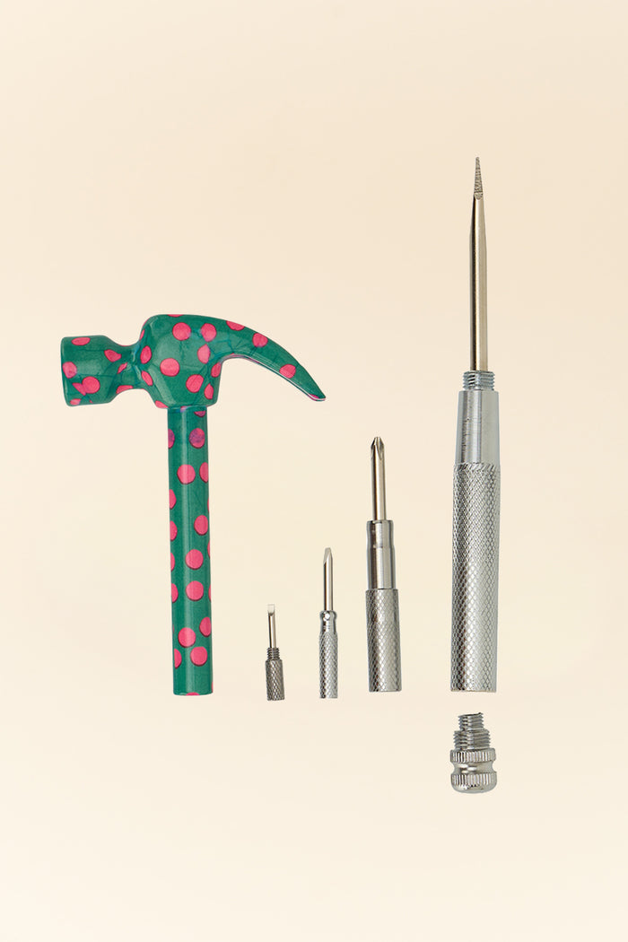 Green Confetti Tools Set