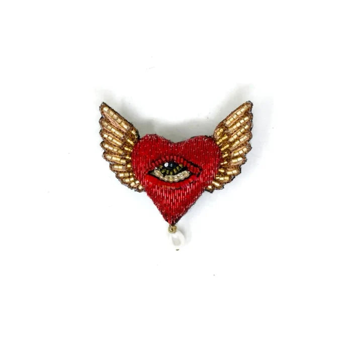 Guardian Heart Brooch