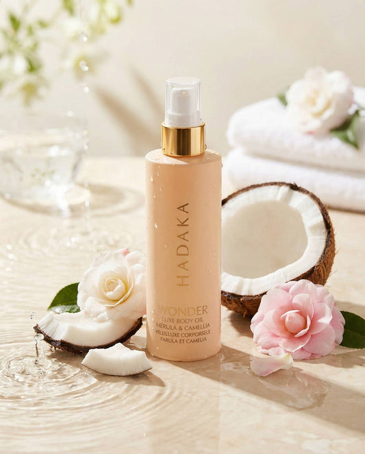 HADAKA WONDER Moisturizing & Radiance Luxe Body Oil with Marula
