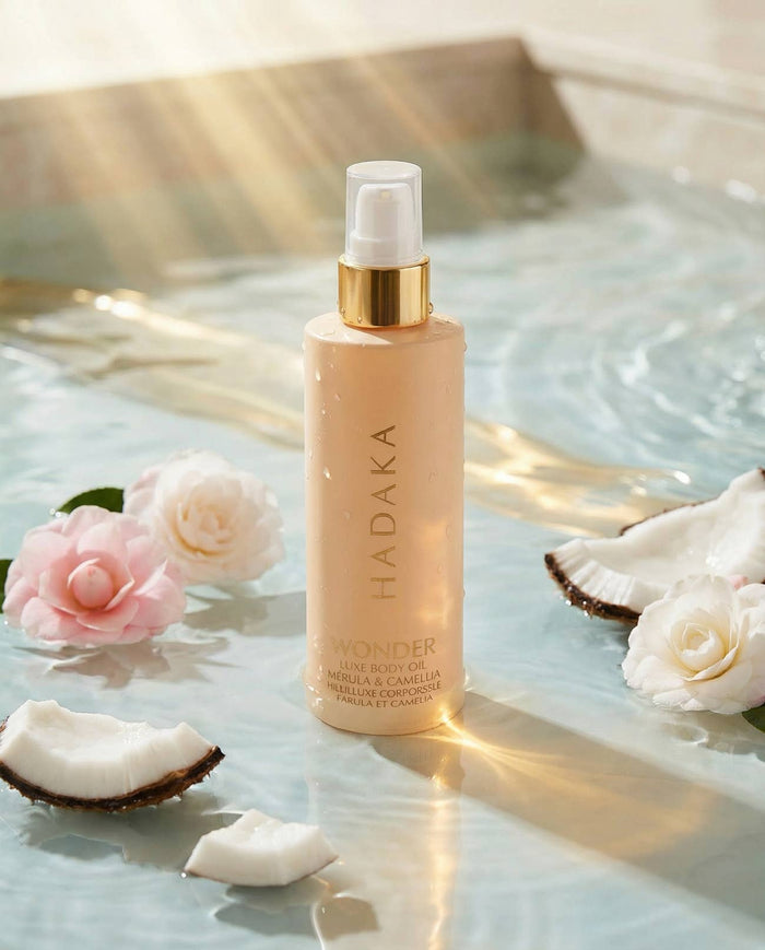 HADAKA WONDER Moisturizing & Radiance Luxe Body Oil with Marula