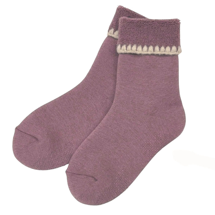 Hamaguri Wool Crew Socks - M