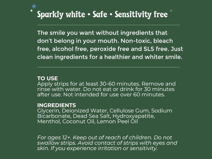 Happy tooth Natural Whitening Strips