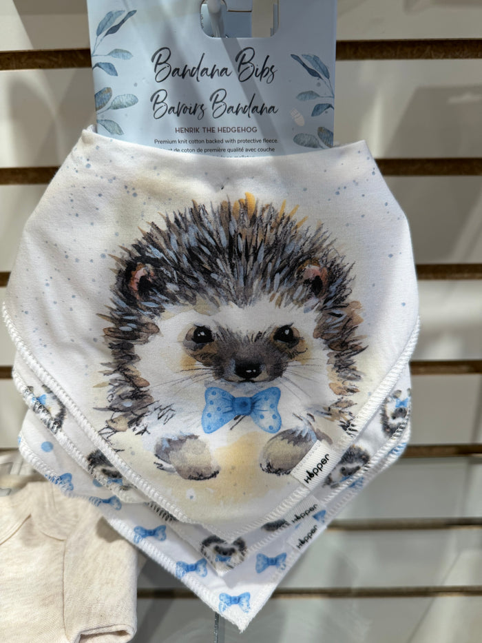 HENRIK THE HEDGEHOG BIBS