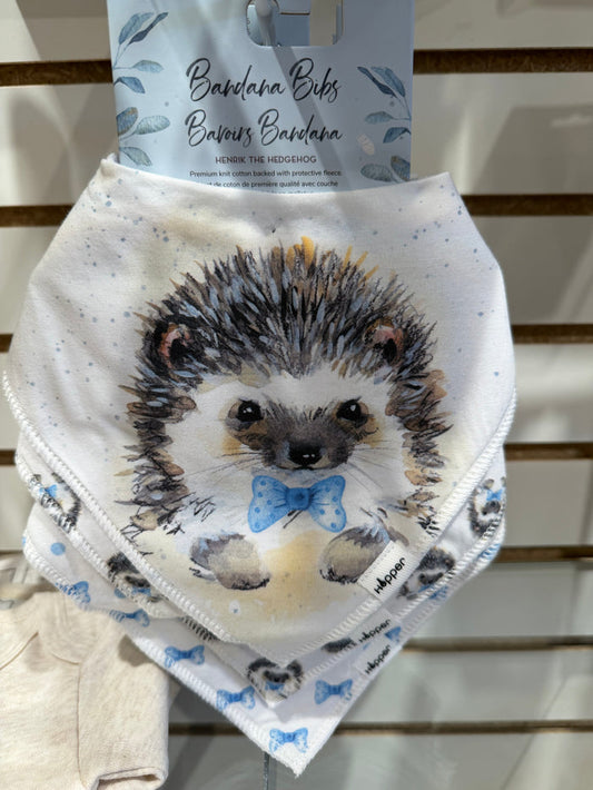 HENRIK THE HEDGEHOG BIBS