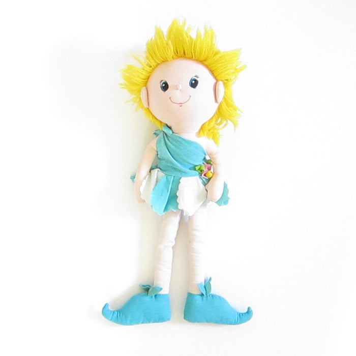Vintage plush fabric Herself the Elf doll