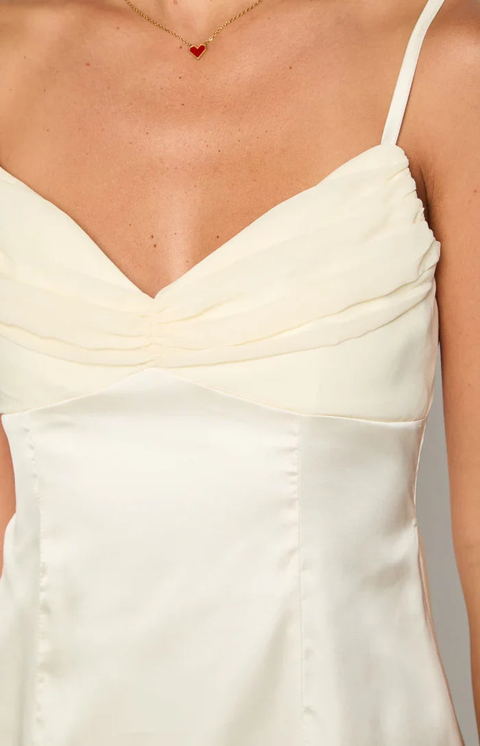 Honey Cream Mini Dress