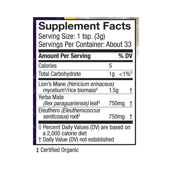 Host Defense Brain Energy Powder 2