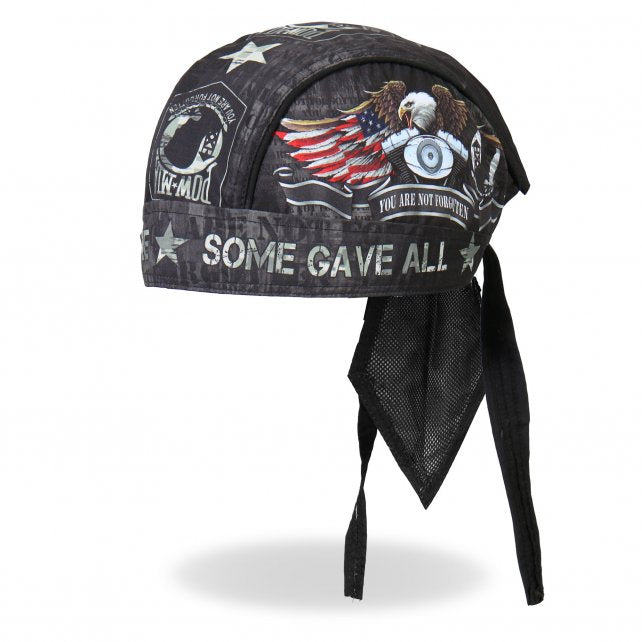 Hot Leathers All Gave Some Headwrap Premium POW Military Biker Du-Rag