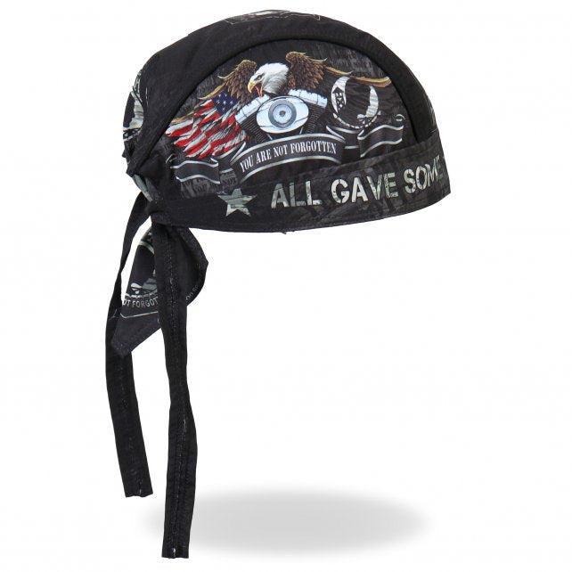 Hot Leathers All Gave Some Headwrap Premium POW Military Biker Du-Rag