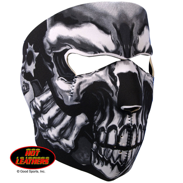 Hot Leathers Assassin Face Mask Neoprene Skull & Pistols Head Wear