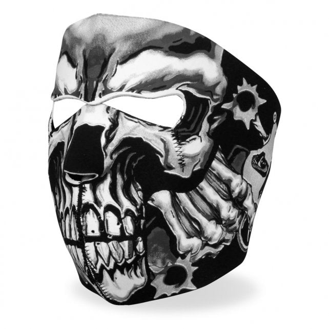 Hot Leathers Assassin Face Mask Neoprene Skull & Pistols Head Wear