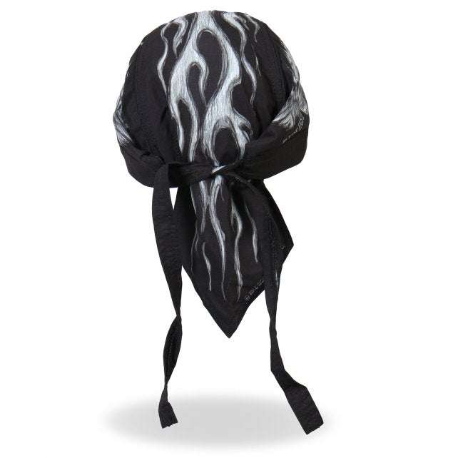 Hot Leathers Bad Scratch Headwrap Winged Skull Premium Biker Du-Rag
