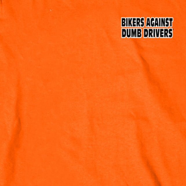 Hot Leathers Bikers Against Dumb Drivers Long Sleeve Safety Shirt