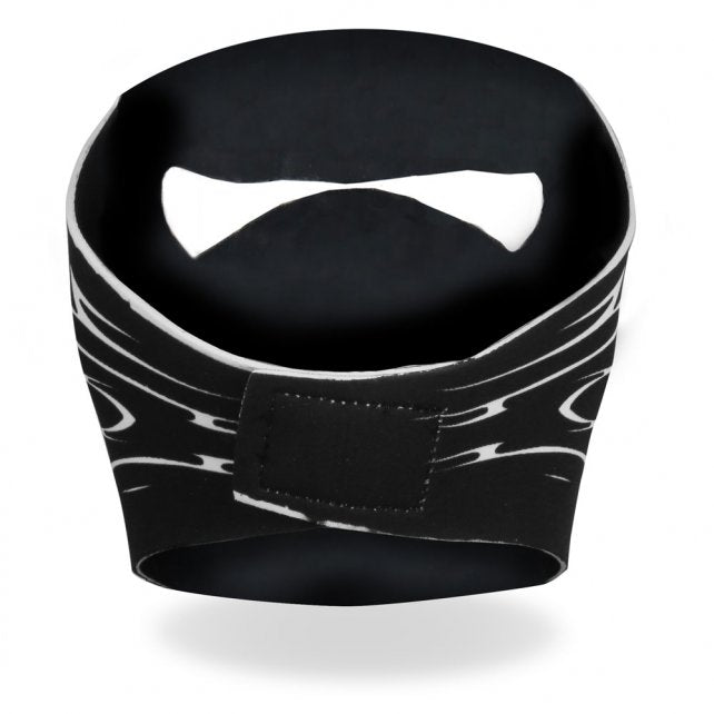 Hot Leathers Red Skull Face Neoprene Face Mask Tribal