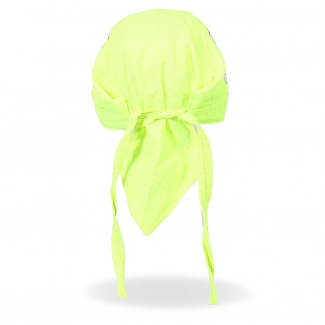 Hot Leathers Safety Green 2nd Amendment Premium Headwrap Hi-Vis Du-Rag