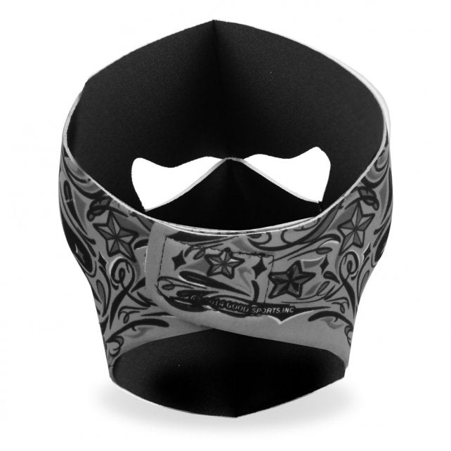Hot Leathers Sugar Skull Neoprene Face Mask Muerte Day of Dead