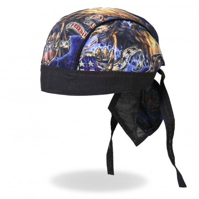 Hot Leathers USA Eagle Premium Headwrap Patriotic Biker Du-Rag