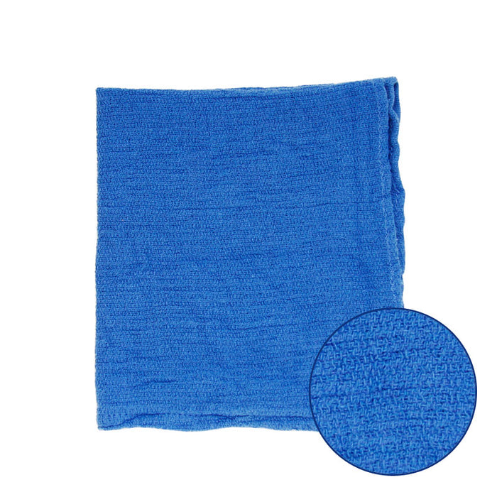 Huck Towel Recycled Surgical Dark Blue 22in X 12in