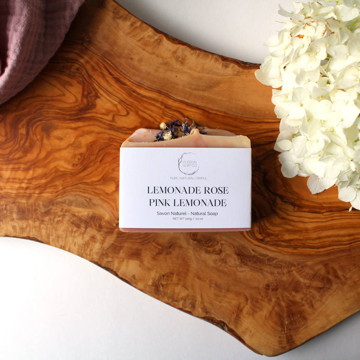 HUDSON SOAP PINK LEMONADE | natural soap
