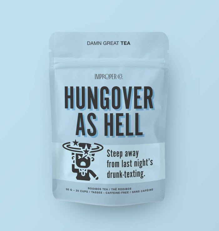 Hungover As Hell Rooibos tea, 20 Servings, Tea Blend