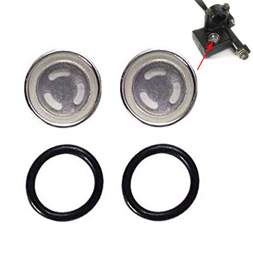 hydraulic brake master cylinder sight glasses
