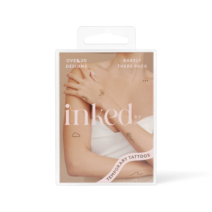 INKED BY DANI Barely There Temporary Tattoo Pack