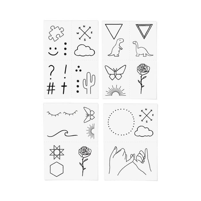 INKED BY DANI Barely There Temporary Tattoo Pack