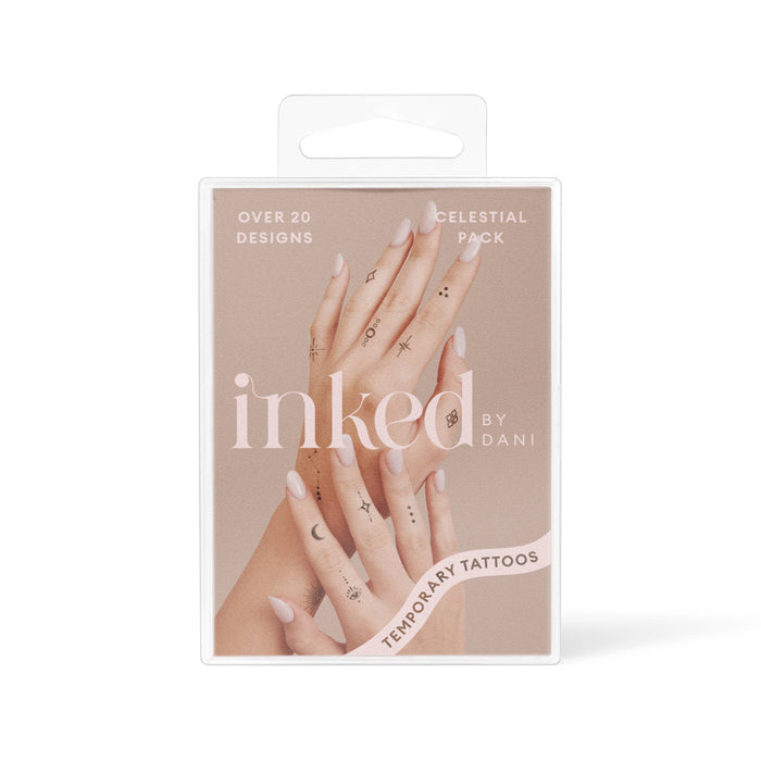 INKED BY DANI Celestial Temporary Tattoo Pack