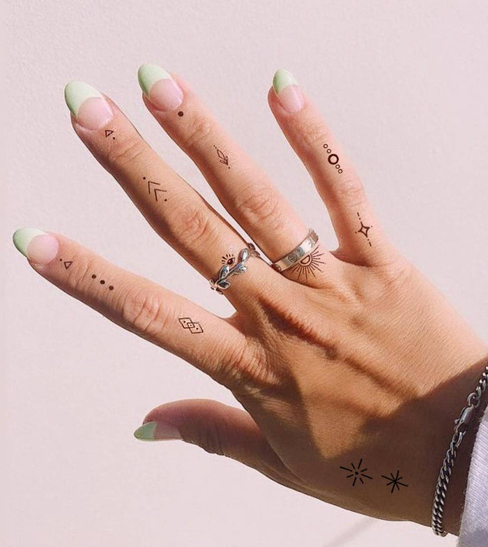 INKED BY DANI Celestial Temporary Tattoo Pack