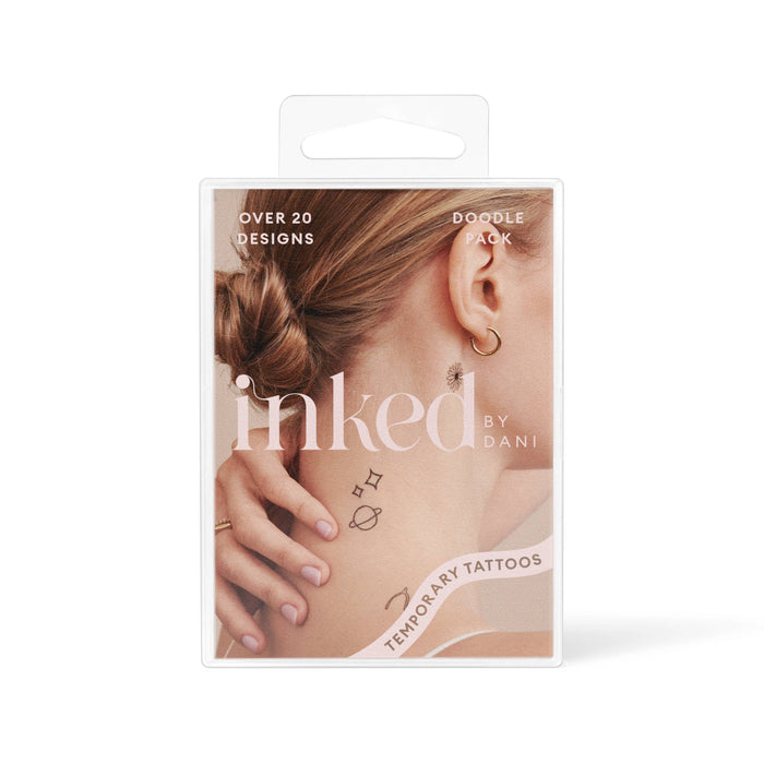 INKED BY DANI Doodle Temporary Tattoo Pack