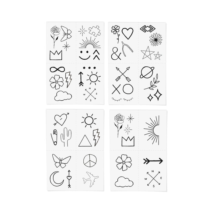 INKED BY DANI Doodle Temporary Tattoo Pack